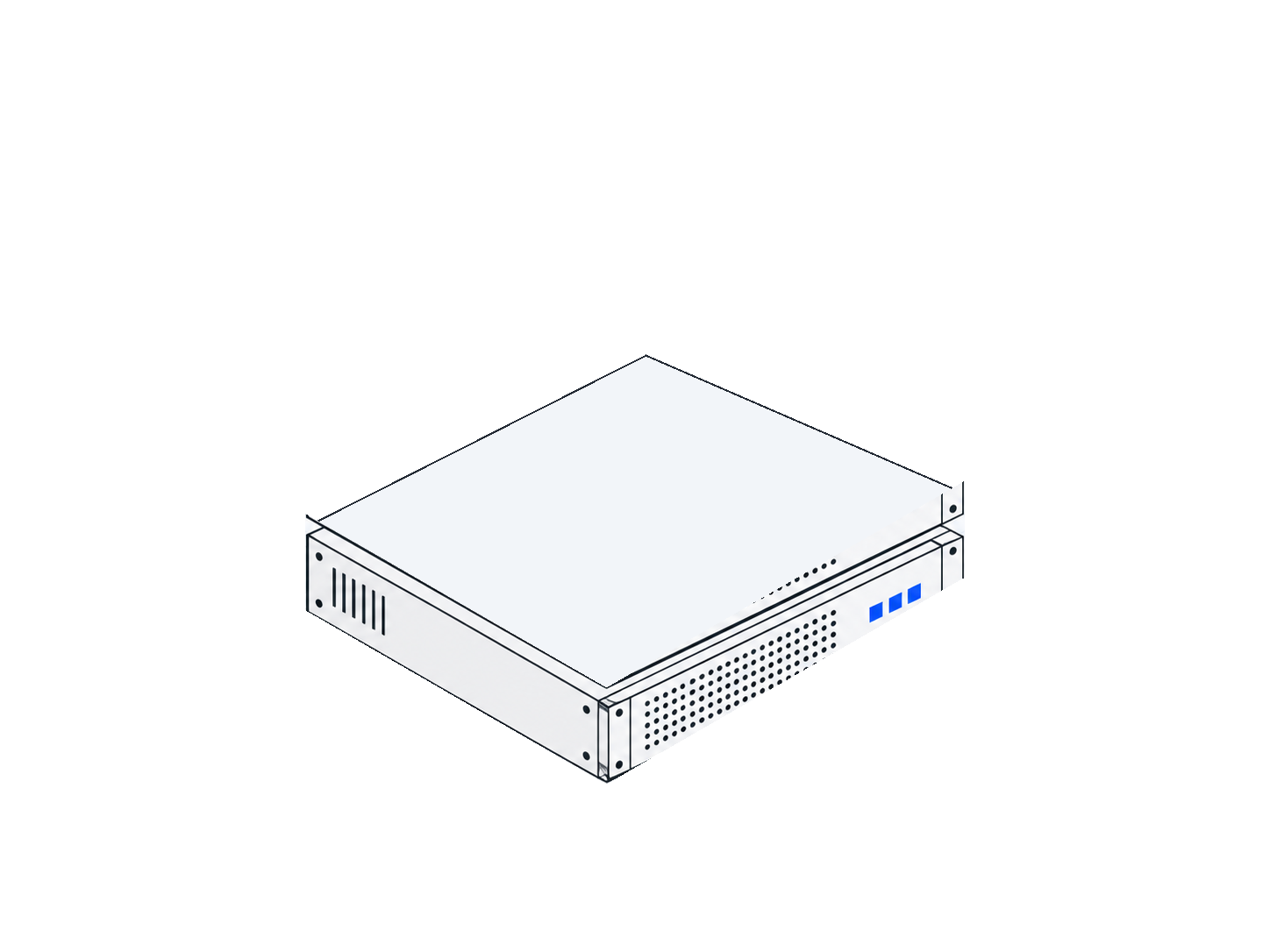 Base modular infrastructure server unit