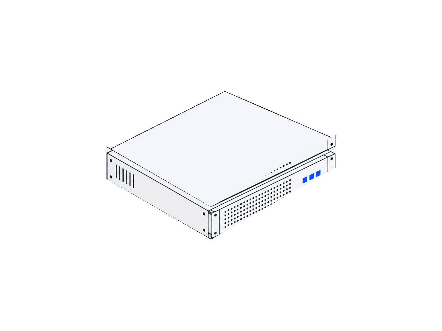 Middle modular compute server unit