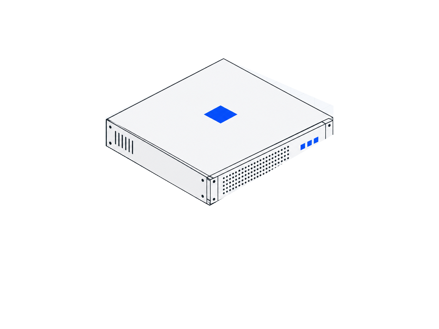 Top modular orchestration unit with Scalidor blue indicator